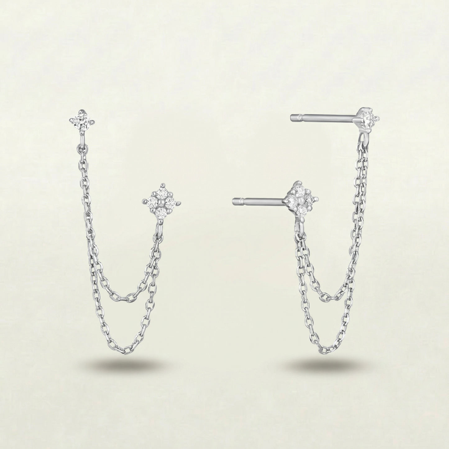 Layered Chain Studs