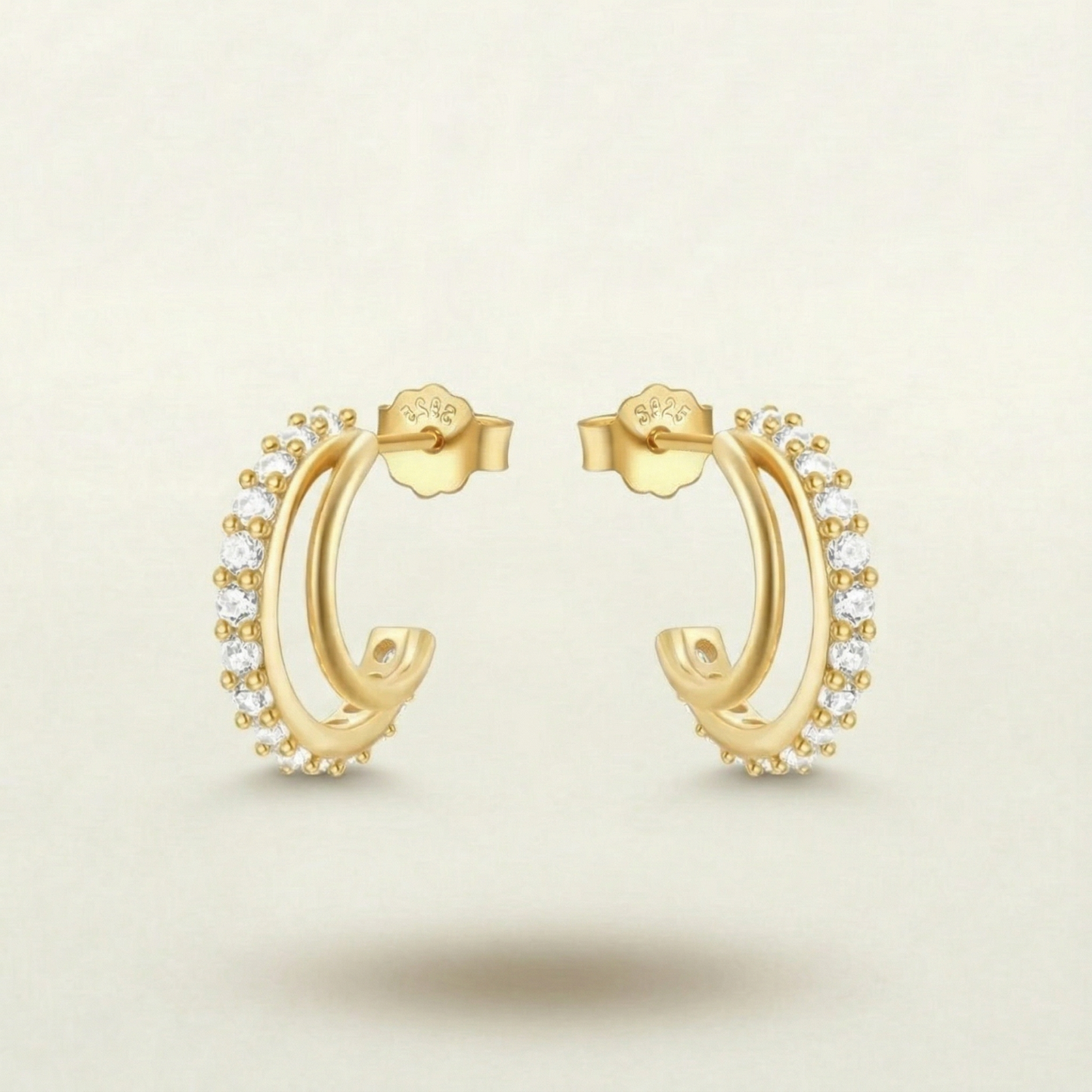 Shyla Sterling Silver Hoop Earrings