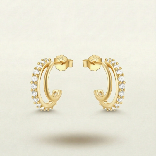Shyla Sterling Silver Hoop Earrings