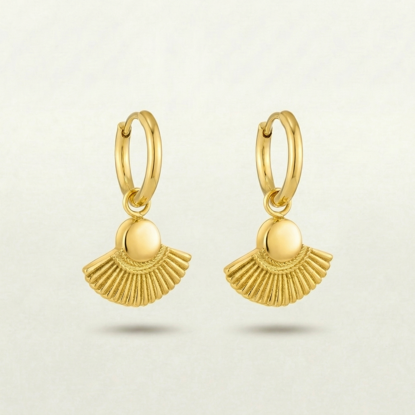 Athena Gold Goddess Earrings