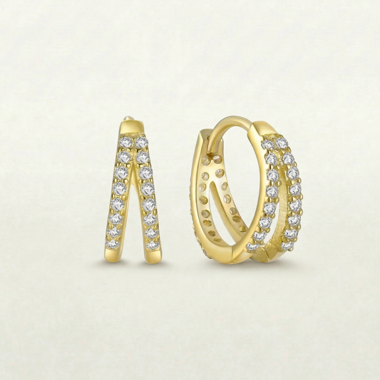 Gold Small Jocelyn Hoops