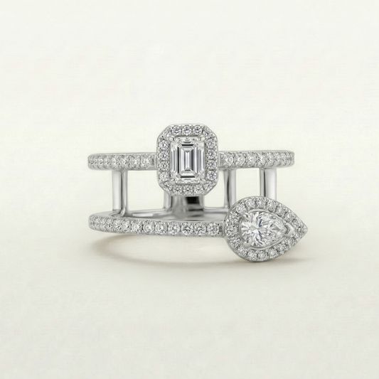 Parisa Ring ( in gold & silver)