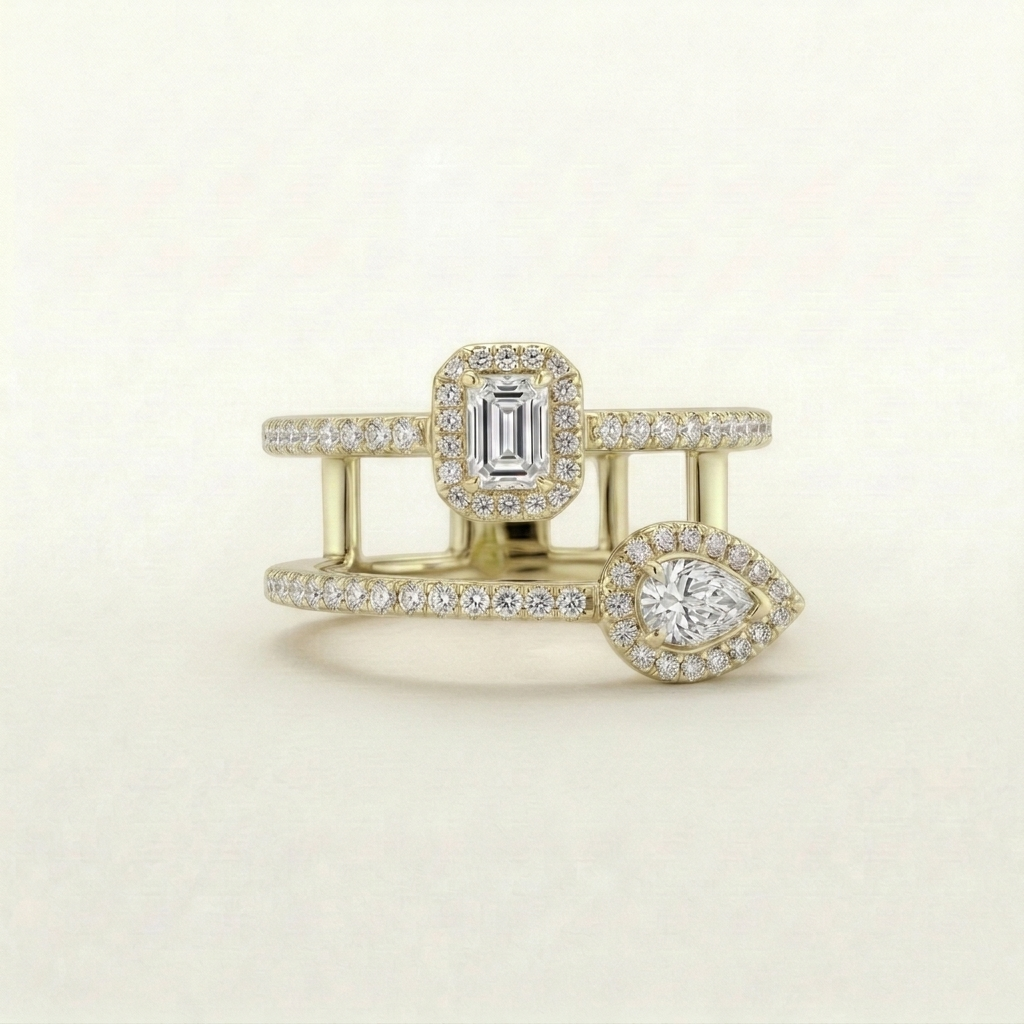 Parisa Ring ( in gold & silver)