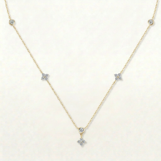 Lavella Statement CZ Necklace