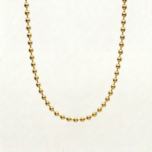 Fia Gold Pearl Chain Necklace