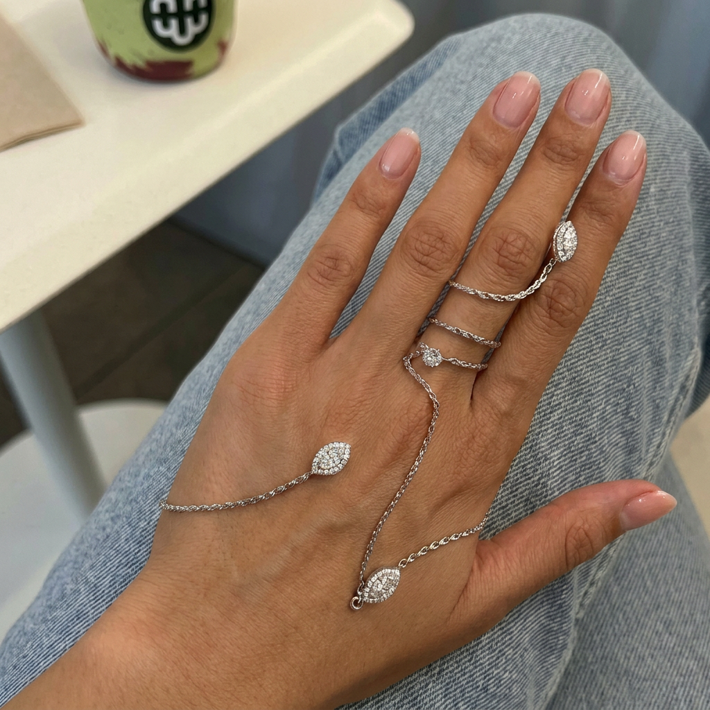 Jasmine Layering Hand Chain