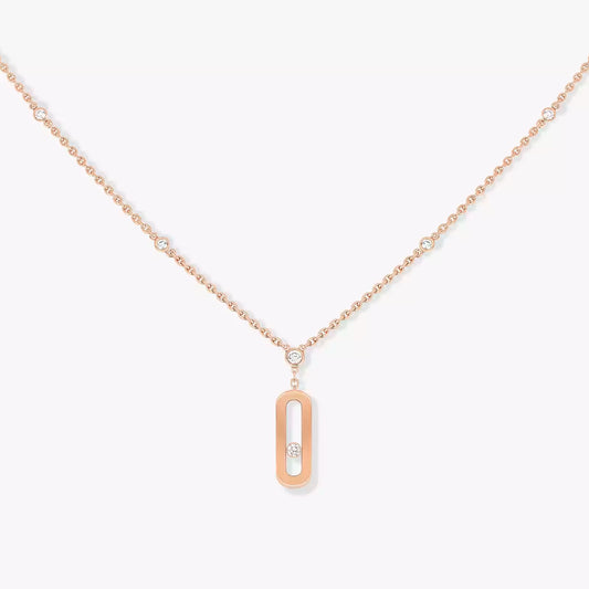 Mollyanne Rose Gold Uno Long Necklace