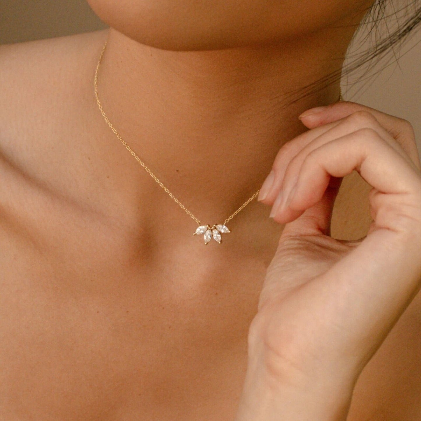 Marquise Diamond Necklace