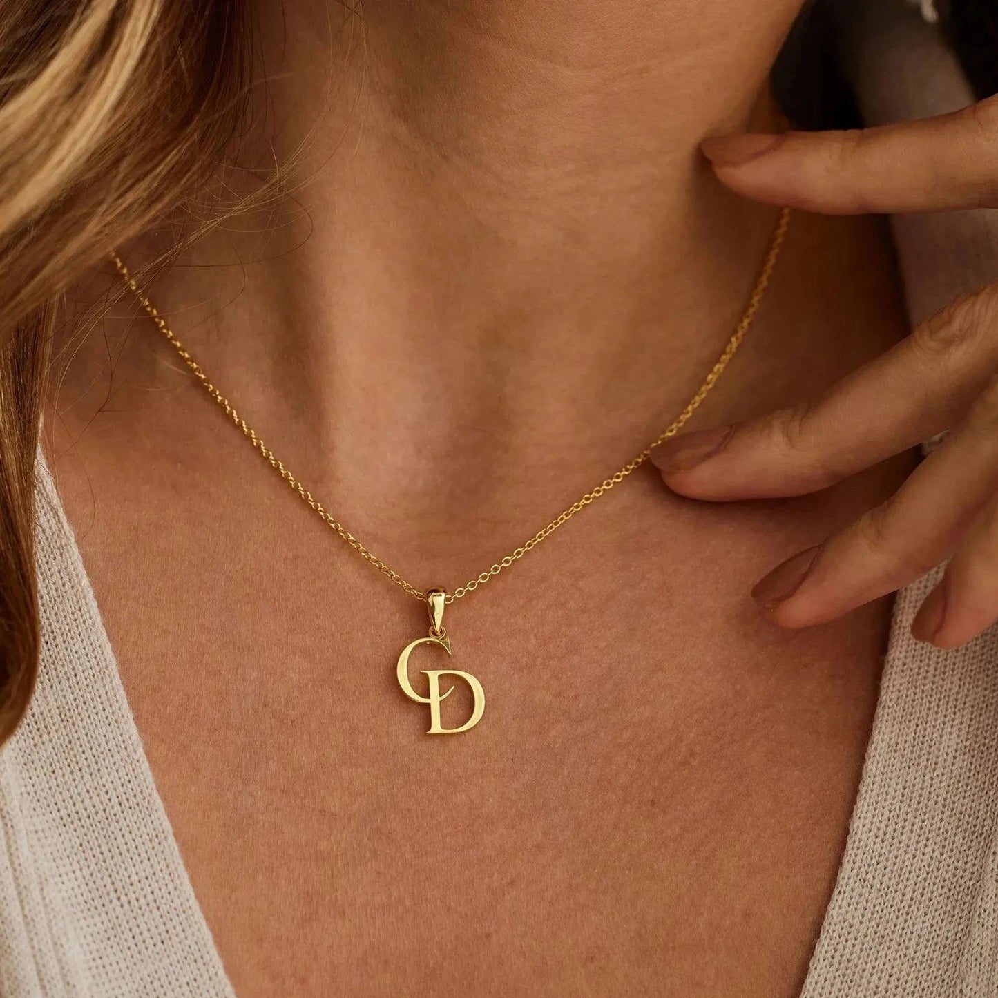 Personalised Double Initial Necklace