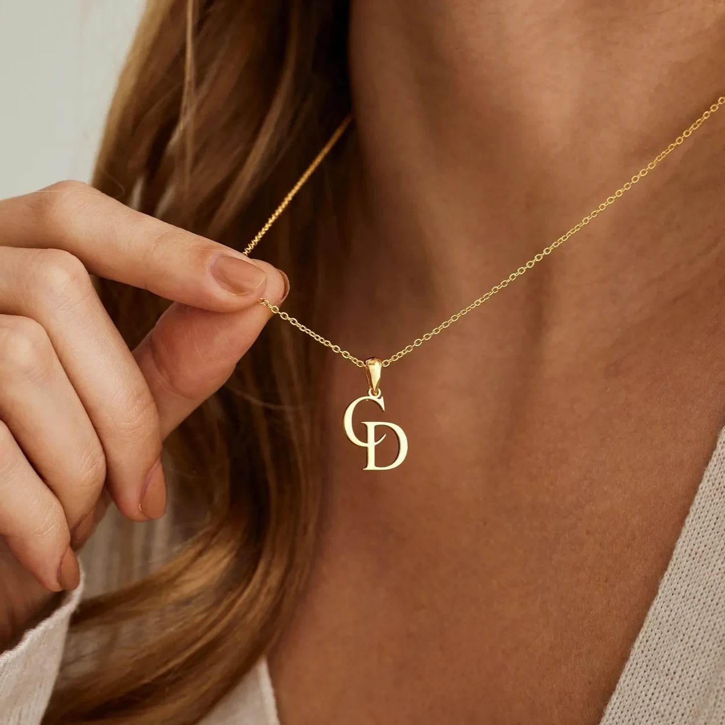 Personalised Double Initial Necklace