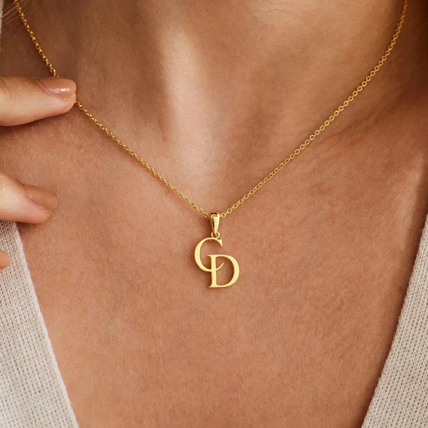 Personalised Double Initial Necklace