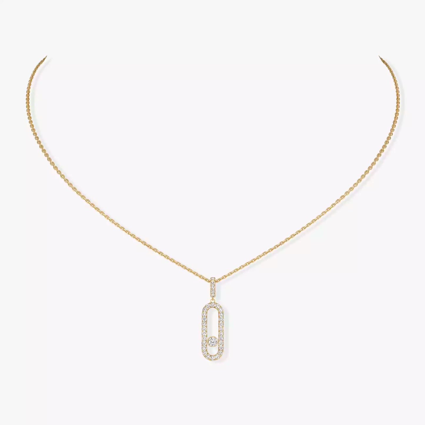 Mollyanne Uno Long Necklace (in gold & silver)