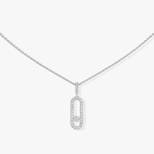 Mollyanne Uno Long Necklace (in gold & silver)