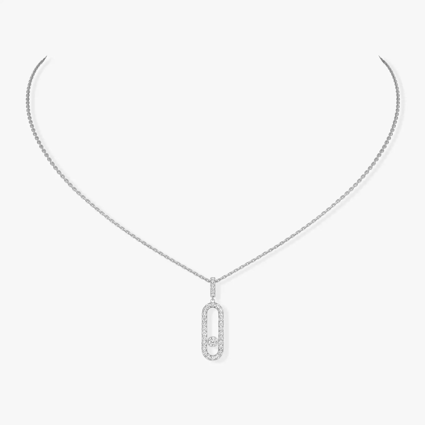 Mollyanne Uno Long Necklace (in gold & silver)