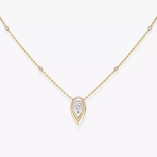 Mollyanne Ice Gold Necklace