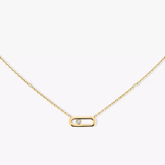 Mollyanne Gold Uno Necklace