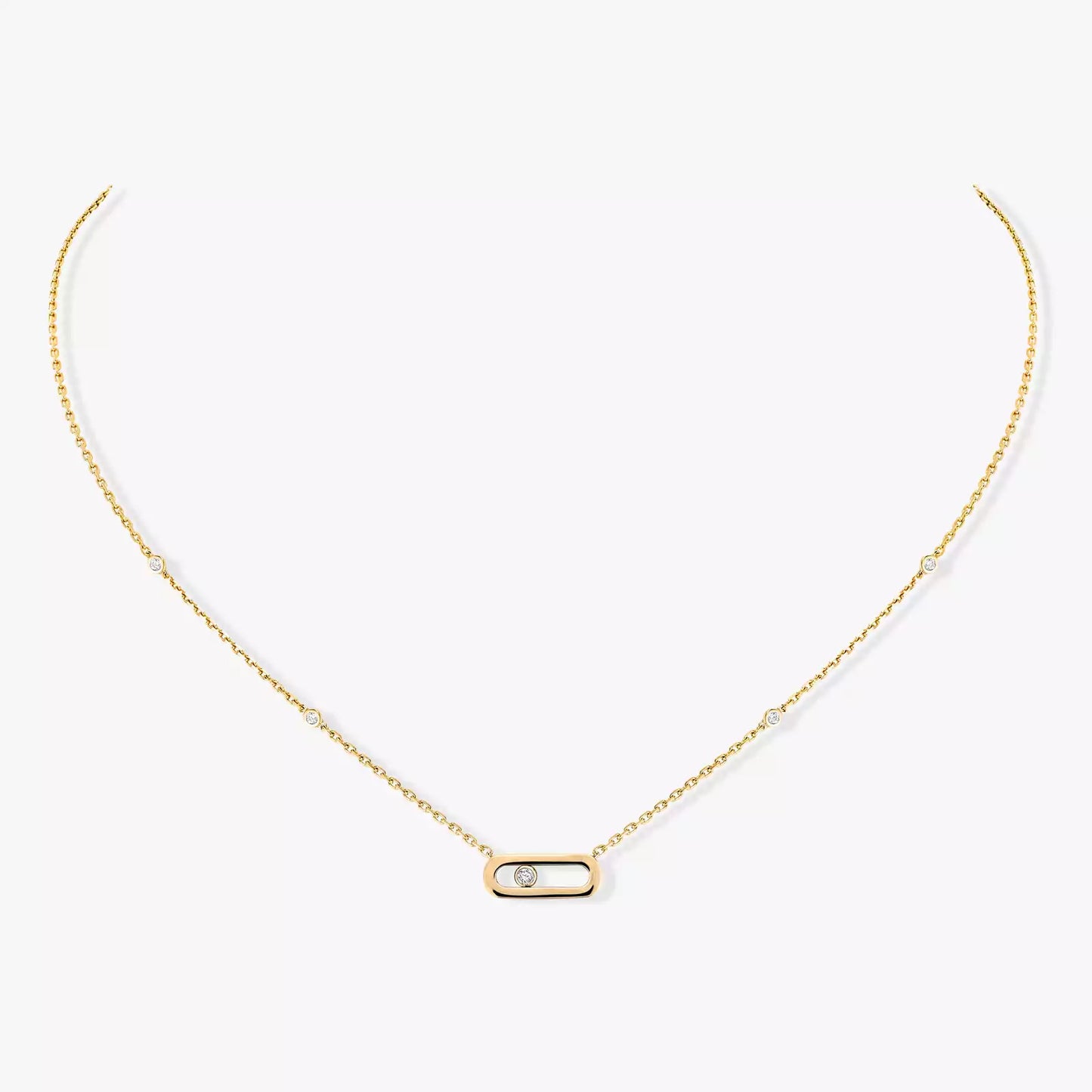 Mollyanne Gold Uno Necklace