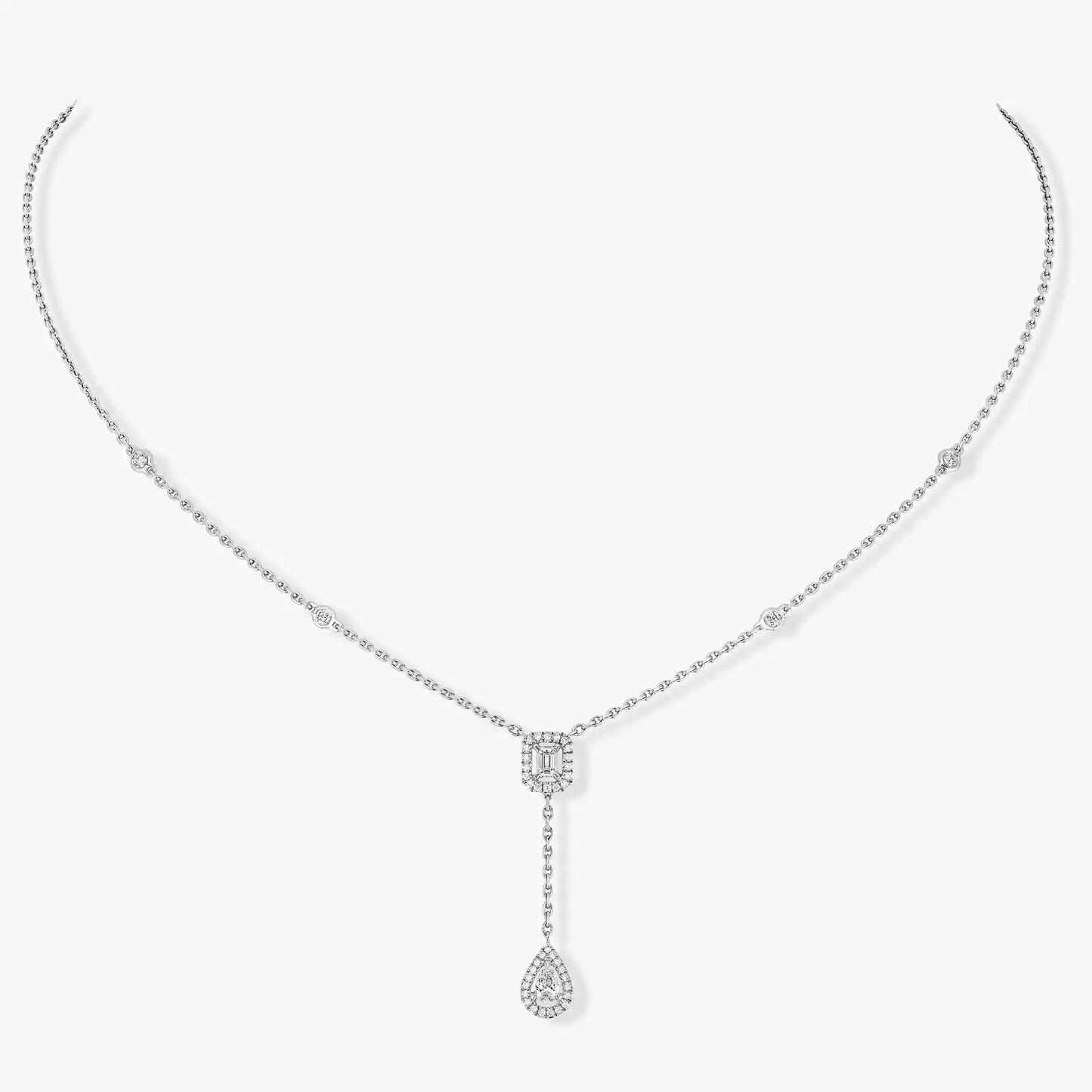 Mollyanne Twin Silver Necklace